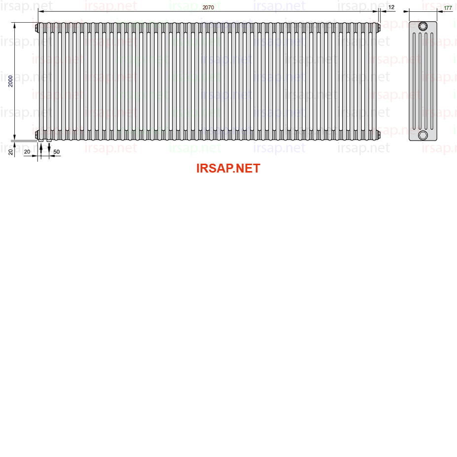 Радиатор IRSAP Tesi 52000/46 T18 CL 01